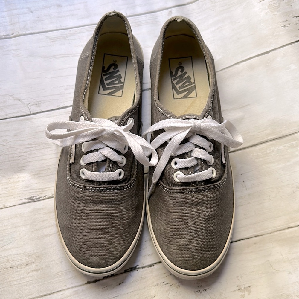 VANS grey sneakers size 7